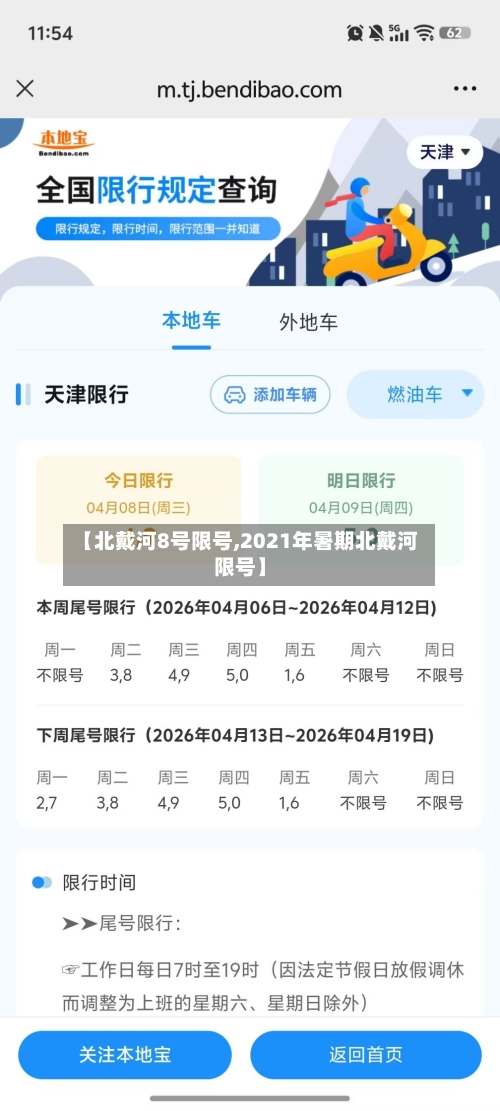 【北戴河8号限号,2021年暑期北戴河限号】-第2张图片