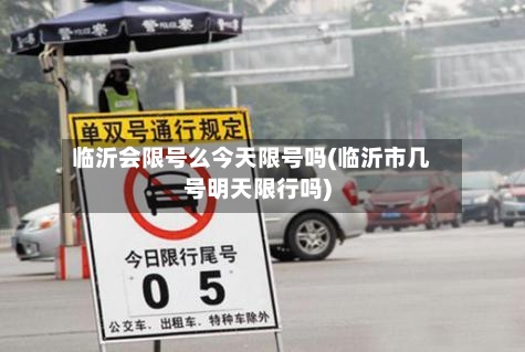 临沂会限号么今天限号吗(临沂市几号明天限行吗)-第2张图片