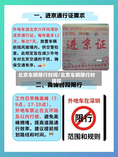 北京车辆限行时间/北京车辆限行时间段-第3张图片