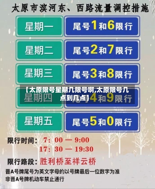 【太原限号星期几限号啊,太原限号几点到几点】-第2张图片