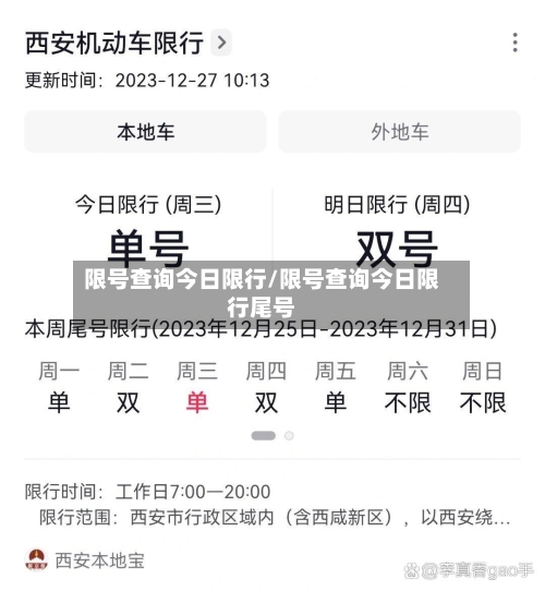 限号查询今日限行/限号查询今日限行尾号-第2张图片